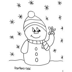 Dibujo para colorear: Navidad (Fiestas y ocasiones especiales) #55020 - Dibujos para Colorear e Imprimir Gratis