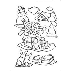 Dibujo para colorear: Navidad (Fiestas y ocasiones especiales) #55043 - Dibujos para Colorear y Pintar