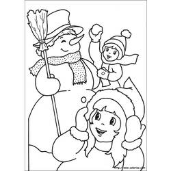 Dibujo para colorear: Navidad (Fiestas y ocasiones especiales) #55044 - Dibujos para Colorear e Imprimir Gratis