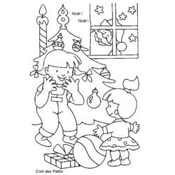 Dibujo para colorear: Navidad (Fiestas y ocasiones especiales) #55050 - Dibujos para Colorear e Imprimir Gratis