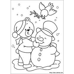 Dibujo para colorear: Navidad (Fiestas y ocasiones especiales) #55081 - Dibujos para Colorear e Imprimir Gratis