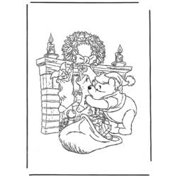 Dibujo para colorear: Navidad (Fiestas y ocasiones especiales) #55088 - Dibujos para Colorear e Imprimir Gratis