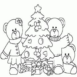 Dibujo para colorear: Navidad (Fiestas y ocasiones especiales) #55127 - Dibujos para Colorear e Imprimir Gratis