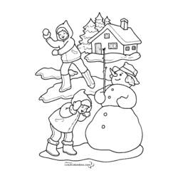 Dibujo para colorear: Navidad (Fiestas y ocasiones especiales) #55134 - Dibujos para Colorear e Imprimir Gratis
