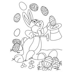 Dibujo para colorear: Pascua (Fiestas y ocasiones especiales) #54354 - Dibujos para Colorear e Imprimir Gratis