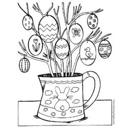 Dibujo para colorear: Pascua (Fiestas y ocasiones especiales) #54356 - Dibujos para Colorear e Imprimir Gratis