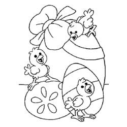 Dibujo para colorear: Pascua (Fiestas y ocasiones especiales) #54386 - Dibujos para Colorear e Imprimir Gratis