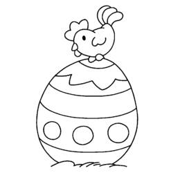 Dibujo para colorear: Pascua (Fiestas y ocasiones especiales) #54388 - Dibujos para colorear