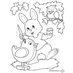 Dibujo para colorear: Pascua (Fiestas y ocasiones especiales) #54411 - Dibujos para colorear