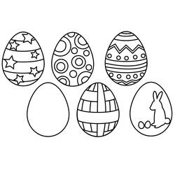 Dibujo para colorear: Pascua (Fiestas y ocasiones especiales) #54413 - Dibujos para colorear