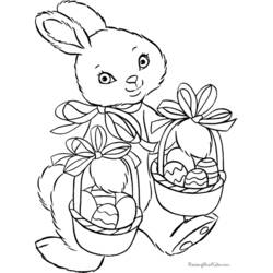 Dibujo para colorear: Pascua (Fiestas y ocasiones especiales) #54418 - Dibujos para Colorear e Imprimir Gratis