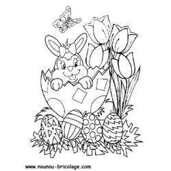 Dibujo para colorear: Pascua (Fiestas y ocasiones especiales) #54460 - Dibujos para Colorear e Imprimir Gratis