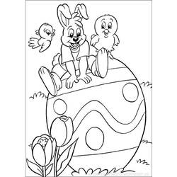 Dibujo para colorear: Pascua (Fiestas y ocasiones especiales) #54469 - Dibujos para Colorear e Imprimir Gratis