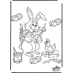 Dibujo para colorear: Pascua (Fiestas y ocasiones especiales) #54528 - Dibujos para Colorear e Imprimir Gratis