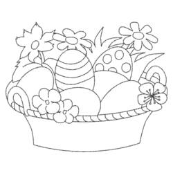Dibujo para colorear: Pascua (Fiestas y ocasiones especiales) #54567 - Dibujos para Colorear e Imprimir Gratis