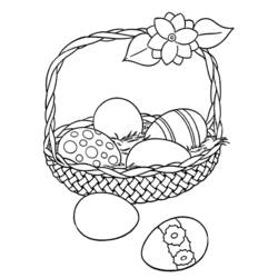 Dibujo para colorear: Pascua (Fiestas y ocasiones especiales) #54592 - Dibujos para Colorear e Imprimir Gratis