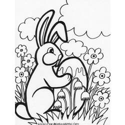 Dibujo para colorear: Pascua (Fiestas y ocasiones especiales) #54614 - Dibujos para Colorear e Imprimir Gratis