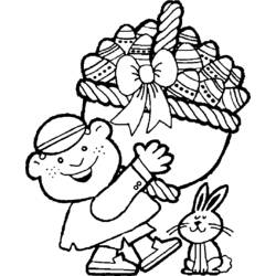 Dibujo para colorear: Pascua (Fiestas y ocasiones especiales) #54647 - Dibujos para Colorear e Imprimir Gratis