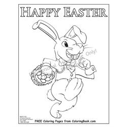 Dibujo para colorear: Pascua (Fiestas y ocasiones especiales) #54652 - Dibujos para Colorear e Imprimir Gratis