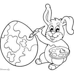 Dibujo para colorear: Pascua (Fiestas y ocasiones especiales) #54654 - Dibujos para Colorear e Imprimir Gratis
