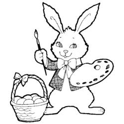 Dibujo para colorear: Pascua (Fiestas y ocasiones especiales) #54660 - Dibujos para Colorear e Imprimir Gratis