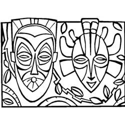 Dibujo para colorear: África (Geografía y Lugares) #193742 - Dibujos para Colorear e Imprimir Gratis