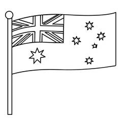 Dibujo para colorear: Australia (Geografía y Lugares) #218124 - Dibujos para Colorear e Imprimir Gratis