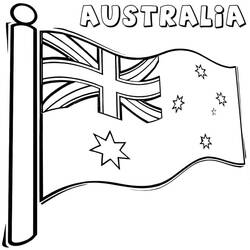 Dibujo para colorear: Australia (Geografía y Lugares) #218132 - Dibujos para Colorear e Imprimir Gratis