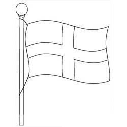 Dibujo para colorear: Bandera de Inglaterra (Geografía y Lugares) #192293 - Dibujos para Colorear e Imprimir Gratis