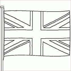 Dibujo para colorear: Bandera de Inglaterra (Geografía y Lugares) #192295 - Dibujos para Colorear e Imprimir Gratis