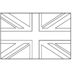 Dibujo para colorear: Bandera de Inglaterra (Geografía y Lugares) #192296 - Dibujos para Colorear e Imprimir Gratis