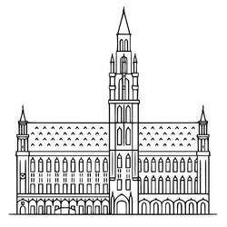 Dibujo para colorear: Bélgica (Geografía y Lugares) #189452 - Dibujos para Colorear e Imprimir Gratis