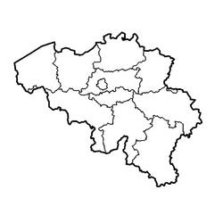 Dibujo para colorear: Bélgica (Geografía y Lugares) #189456 - Dibujos para Colorear e Imprimir Gratis