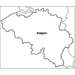Dibujo para colorear: Bélgica (Geografía y Lugares) #189457 - Dibujos para Colorear e Imprimir Gratis