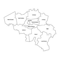 Dibujo para colorear: Bélgica (Geografía y Lugares) #189459 - Dibujos para Colorear e Imprimir Gratis