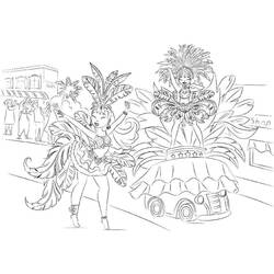 Dibujo para colorear: Brasil (Geografía y Lugares) #184003 - Dibujos para Colorear e Imprimir Gratis