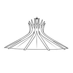 Dibujo para colorear: Brasil (Geografía y Lugares) #184004 - Dibujos para Colorear e Imprimir Gratis