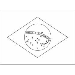 Dibujo para colorear: Brasil (Geografía y Lugares) #184013 - Dibujos para Colorear e Imprimir Gratis