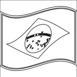 Dibujo para colorear: Brasil (Geografía y Lugares) #184015 - Dibujos para Colorear e Imprimir Gratis