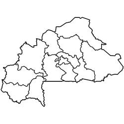 Dibujo para colorear: Burkina Faso (Geografía y Lugares) #191668 - Dibujos para Colorear e Imprimir Gratis