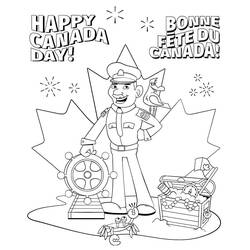 Dibujo para colorear: Canadá (Geografía y Lugares) #183808 - Dibujos para Colorear e Imprimir Gratis