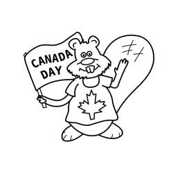 Dibujo para colorear: Canadá (Geografía y Lugares) #183811 - Dibujos para Colorear e Imprimir Gratis