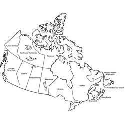Dibujo para colorear: Canadá (Geografía y Lugares) #183821 - Dibujos para Colorear e Imprimir Gratis