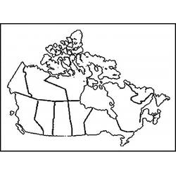 Dibujo para colorear: Canadá (Geografía y Lugares) #183823 - Dibujos para Colorear e Imprimir Gratis
