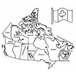 Dibujo para colorear: Canadá (Geografía y Lugares) #183830 - Dibujos para Colorear e Imprimir Gratis