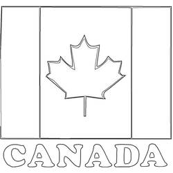 Dibujo para colorear: Canadá (Geografía y Lugares) #185406 - Dibujos para Colorear e Imprimir Gratis