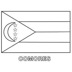 Dibujo para colorear: Comoras (Geografía y Lugares) #191724 - Dibujos para Colorear e Imprimir Gratis