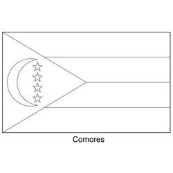 Dibujo para colorear: Comoras (Geografía y Lugares) #191726 - Dibujos para Colorear e Imprimir Gratis