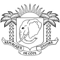Dibujo para colorear: Costa de Marfil (Geografía y Lugares) #191686 - Dibujos para Colorear e Imprimir Gratis
