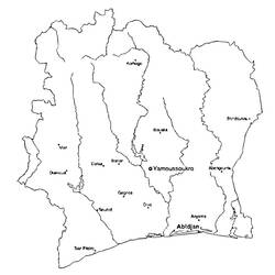 Dibujo para colorear: Costa de Marfil (Geografía y Lugares) #191689 - Dibujos para Colorear e Imprimir Gratis